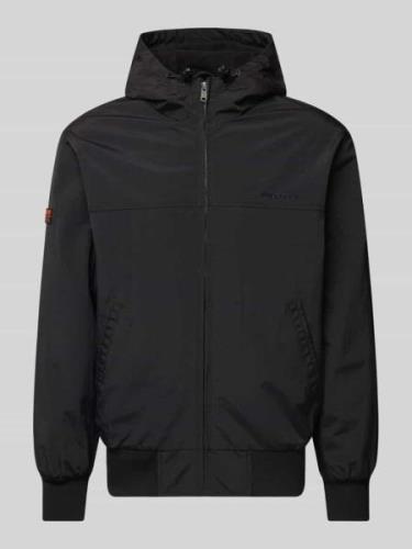 Superdry Jacke mit Kapuze in Black, Größe S