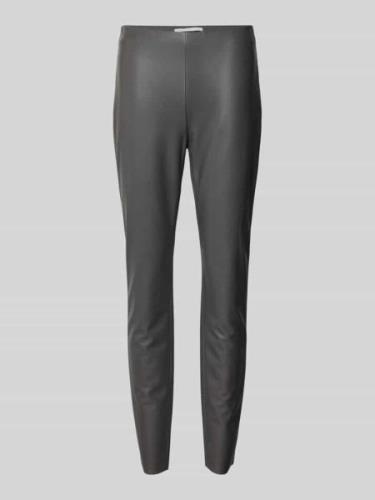 Raffaello Rossi Skinny Fit Hose in Leder-Optik in Anthrazit, Größe 38