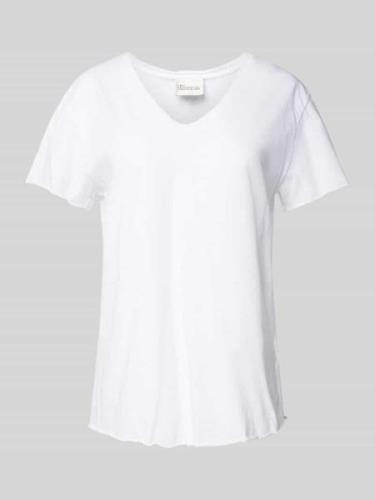 My Essential Wardrobe T-Shirt mit V-Ausschnitt Modell 'THE VTEE' in We...