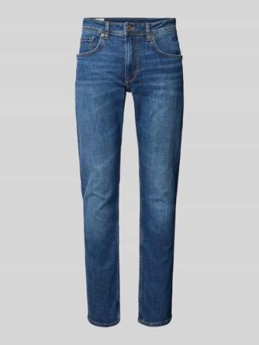 Pepe Jeans Slim Fit Jeans mit 5-Pocket-Design in Blau, Größe 34/34