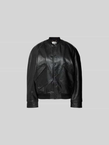 Victoria Beckham Jacke mit Druckknopfleiste in Black, Größe M/L