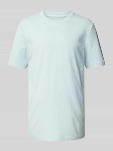 Tom Tailor Regular Fit T-Shirt in Piqué-Optik in Mint, Größe S