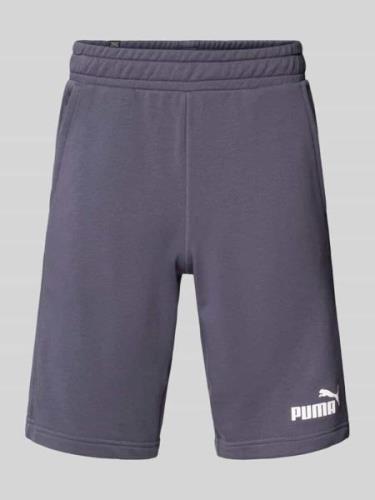 PUMA PERFORMANCE Sweatshorts mit elastischem Bund in Dunkelblau, Größe...