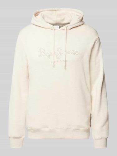 Pepe Jeans Hoodie mit Label-Stitching Modell 'New Nouvel' in Offwhite,...