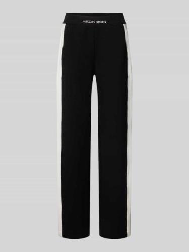 Marc Cain Sweatpants mit elastischem Bund in Black, Größe 40