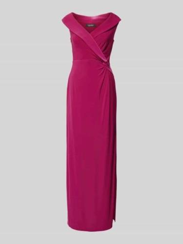 Lauren Ralph Lauren Abendkleid mit Knoten-Detail Modell 'LEONIDAS' in ...