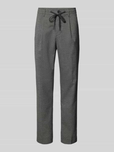 SELECTED HOMME Regular Fit Hose mit Bundfalten Model 'LEROY' in Anthra...