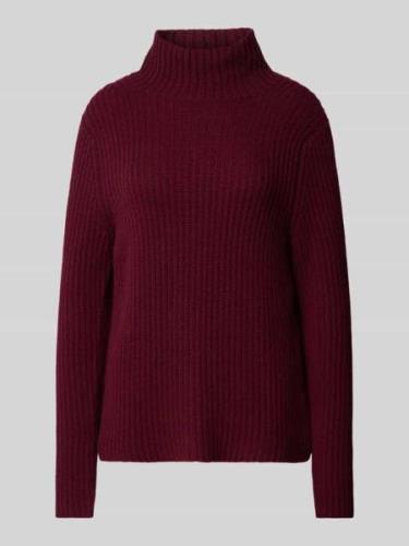 (The Mercer) N.Y. Strickpullover aus Kaschmir mit Stehkragen in Bordea...