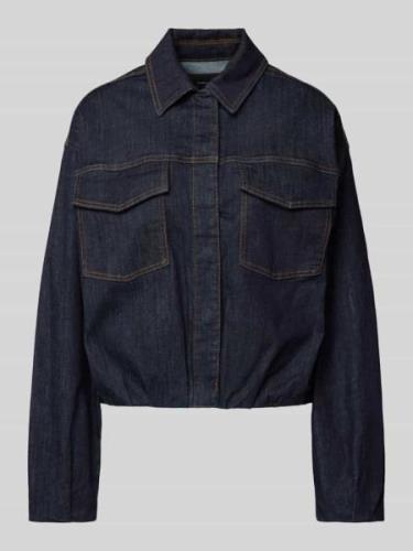 OPUS Jeansjacke mit Umlegekragen Modell 'Jokana' in Jeansblau, Größe 3...