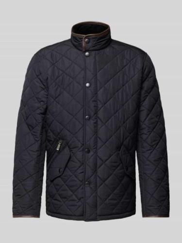 Barbour Steppjacke mit Stehkragen in Marine, Größe XL