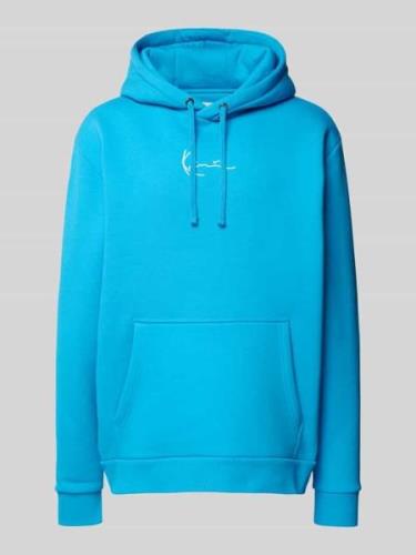 KARL KANI Hoodie mit Kapuze in Royal, Größe L