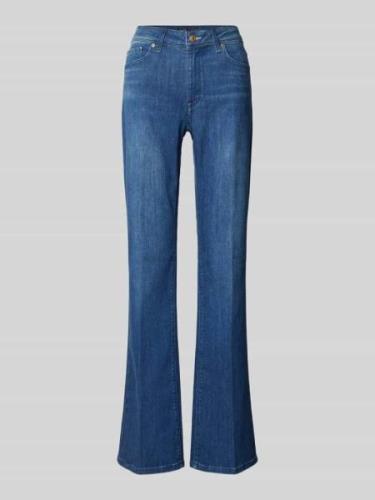 Raffaello Rossi Flared Jeans mit 5-Pocket-Design Modell 'VIC' in Dunke...