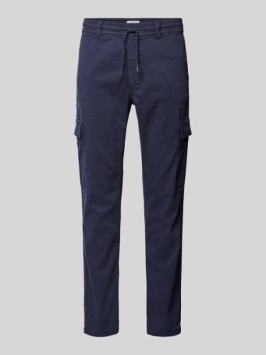 Pepe Jeans Slim Fit Cargohose mit Kordelzug Modell 'Gymdigo' in Blau, ...