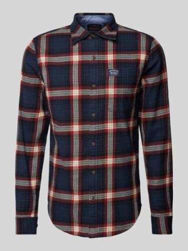 Superdry Slim Fit Freizeithemd mit Label-Patch Modell 'Lumberjack' in ...