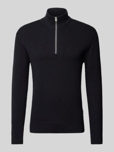 Only & Sons Regular Fit Strickpullover mit Stehkragen Modell 'PHIL' in...