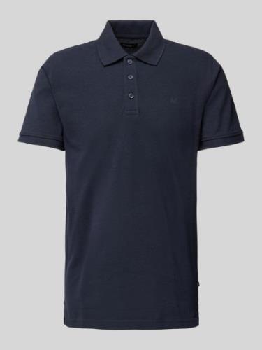 Matinique Poloshirt in melierter Optik in Marine, Größe L