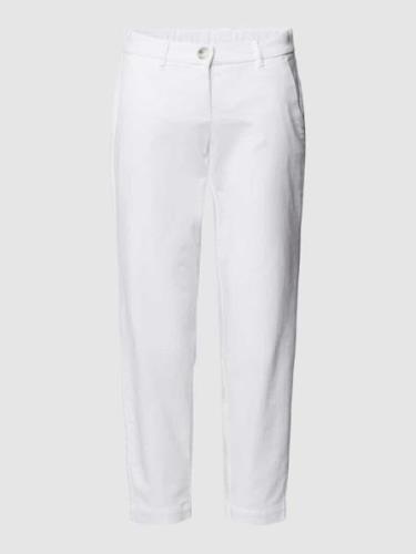 TONI Regular Fit Chino mit verkürztem Schnitt Modell 'LUISA' in Weiss,...