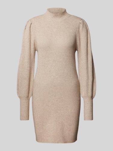 Only Strickkleid mit Turtleneck Modell 'KATIA' in Beige Melange, Größe...