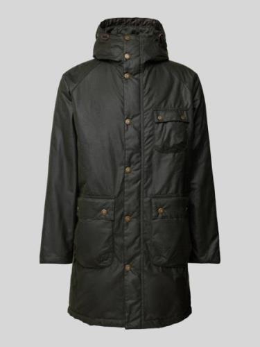 Barbour Jacke mit Pattentaschen Modell 'WINTER WAX' in Oliv, Größe XXL