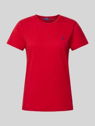 Polo Ralph Lauren T-Shirt mit Rundhalsausschnitt in Rot, Größe M