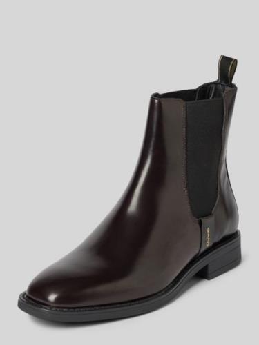 Gant Chelsea Boots aus Leder mit Label-Detail Modell 'Fayy' in Bordeau...