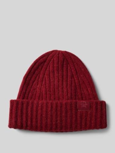 Tommy Hilfiger Beanie mit Label-Detail Modell 'FLUFFY' in Rot, Größe O...