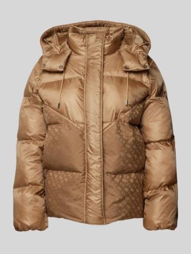 BOSS Steppjacke mit Kapuze Modell 'Pollimo' in Camel, Größe 46