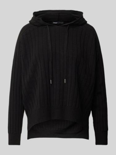 Only Strick Hoodie Modell 'TESSA' in Black, Größe M