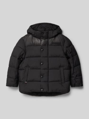 Tommy Hilfiger Kids Steppjacke mit Reißverschluss in Black, Größe 98