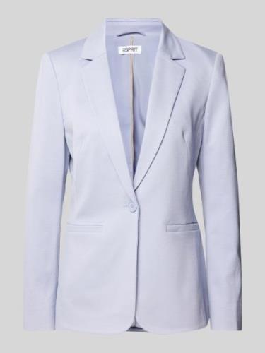 Esprit Blazer mit Knopfverschluss in Rauchblau, Größe 38