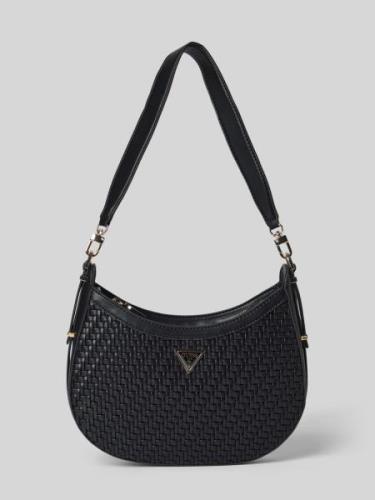 Guess Handtasche in Flecht-Optik Modell 'MURIELLE' in Black, Größe 1