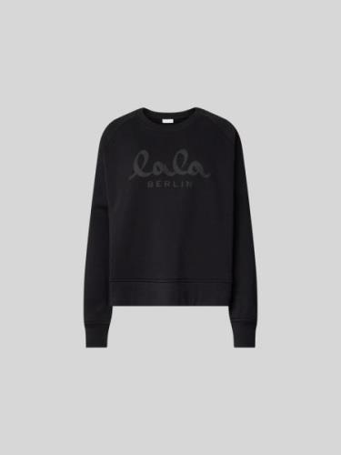 Lala Berlin Oversized Sweatshirt aus Baumwolle in Black, Größe S