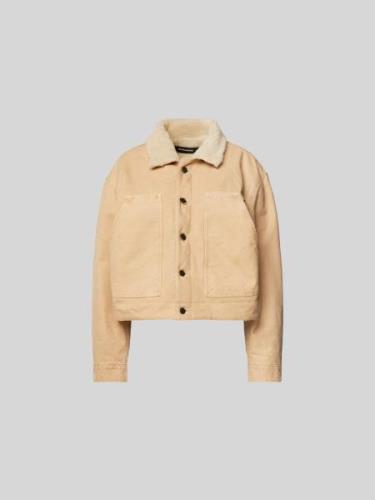 Dsquared2 Jacke aus reiner Baumwolle in Beige, Größe S/M