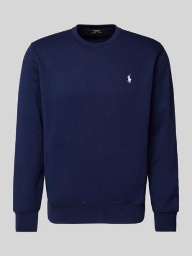 Polo Ralph Lauren Sweatshirt mit Label-Stitching in Marine, Größe S