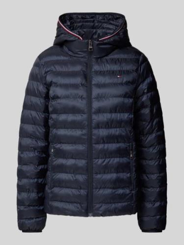 Tommy Hilfiger Steppjacke mit Label-Stitching in Marine, Größe XL