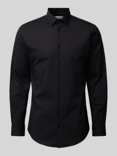 s.Oliver BLACK LABEL Regular Fit Businesshemd mit Stretch-Anteil in Bl...