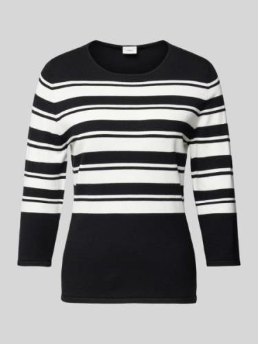 s.Oliver BLACK LABEL Pullover mit 3/4-Arm in Black, Größe 46