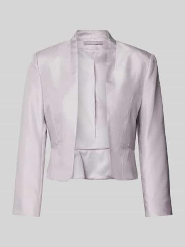 Christian Berg Cocktail Bolero mit Schalkragen in Lavender Melange, Gr...