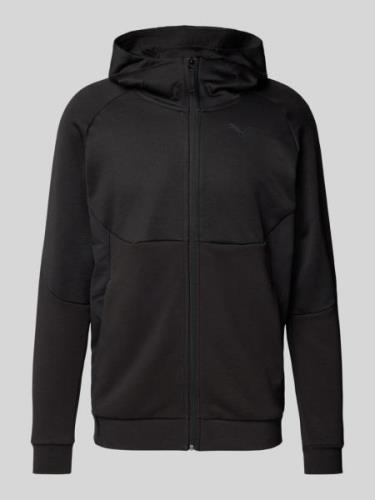 PUMA PERFORMANCE Sweatjacke mit Logo-Print Modell 'PUMATECH' in Black,...