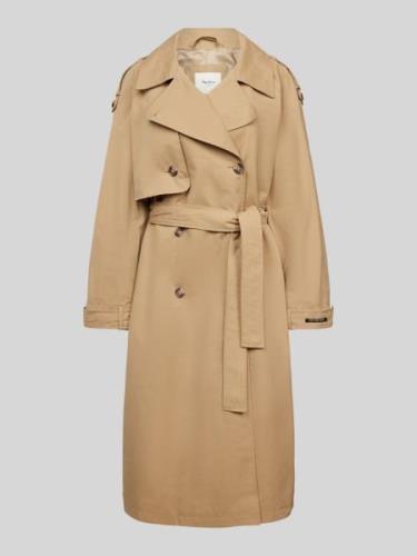 Pepe Jeans Trenchcoat mit Bindegürtel Modell 'BIANCA' in Beige, Größe ...