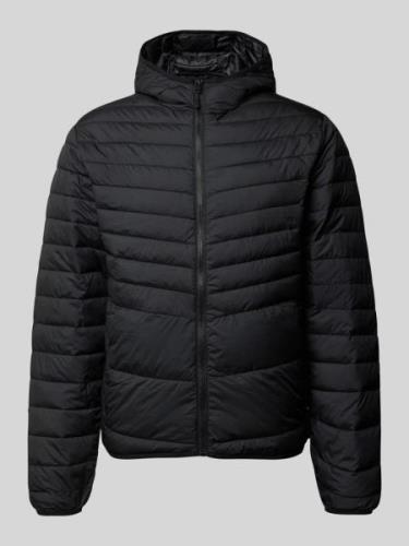 Jack & Jones Steppjacke mit Kapuze Modell 'ESTATE' in Black, Größe XL