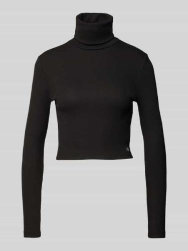 Calvin Klein Jeans Longsleeve mit Rollkragen in Black, Größe L