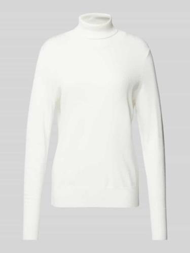 Christian Berg Woman Slim Fit Longsleeve mit Rollkragen in Offwhite, G...