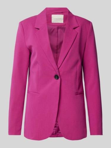 Kaffe Blazer mit Leistentaschen Modell 'SAKURA' in Fuchsia, Größe 44