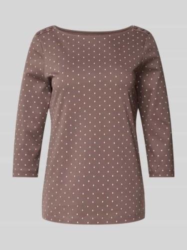 Christian Berg Woman Longsleeve mit 3/4-Arm in Schoko, Größe 34