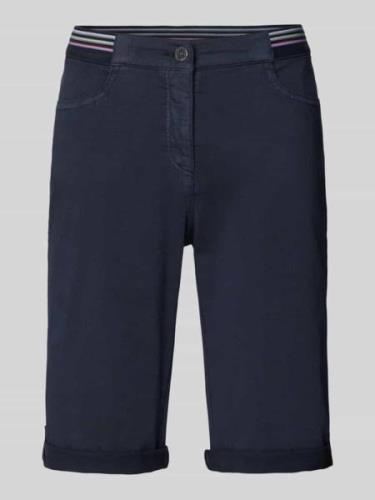 TONI Regular Fit Bermudas mit elastischem Bund Modell 'SUE' in Marine,...