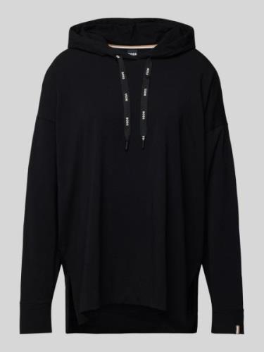 BOSS Longsleeve mit Kapuze in Black, Größe M