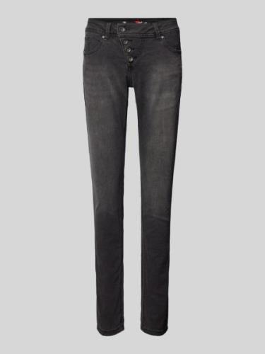 Buena Vista Slim Fit Jeans mit 5-Pocket-Design Modell 'Malibu' in Blac...