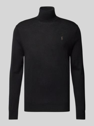 Polo Ralph Lauren Strickpullover mit Rollkragen in Black, Größe L