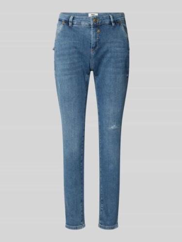 MAC Slim Fit Jeans mit Knopf- und Reißverschluss Modell 'Montana' in B...